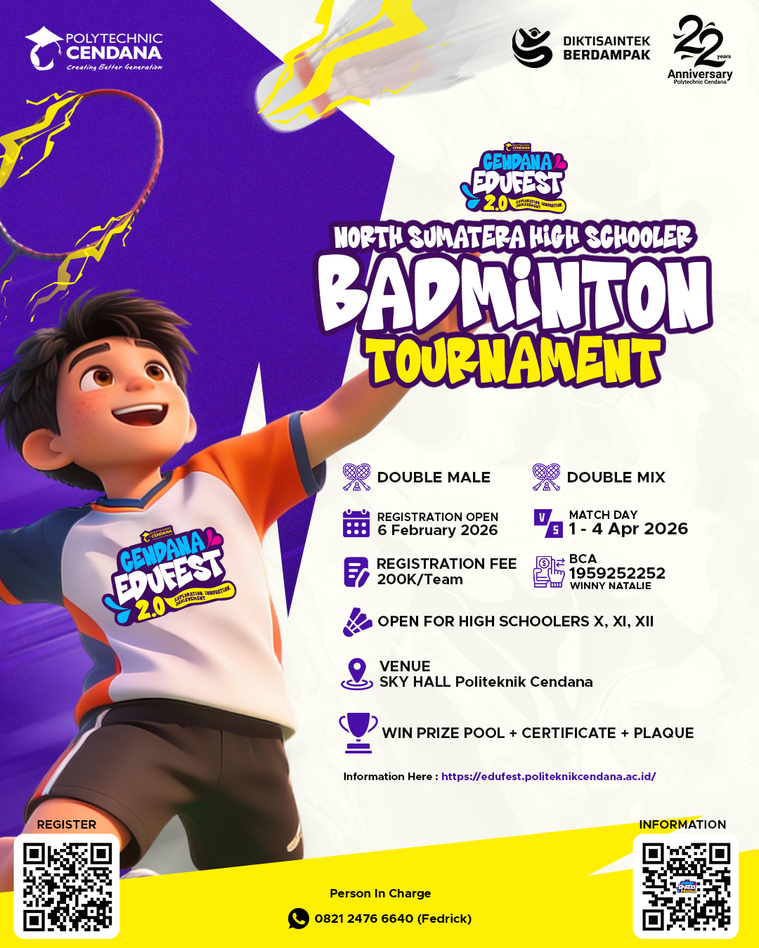 edufest badminton